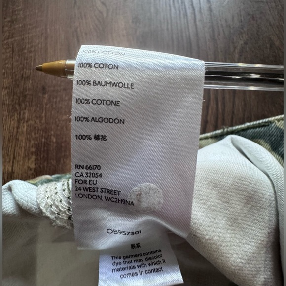 We The Free People Remy Camo Cropped Pants Women 28 Multi Straight Leg - Picture 10 of 14